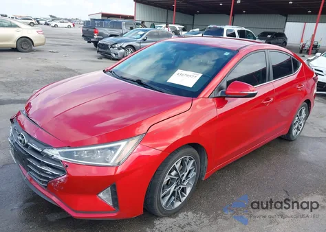 2020 Hyundai Elantra Limited from USA, damaged, VIN 5NPD84LF1LH574373